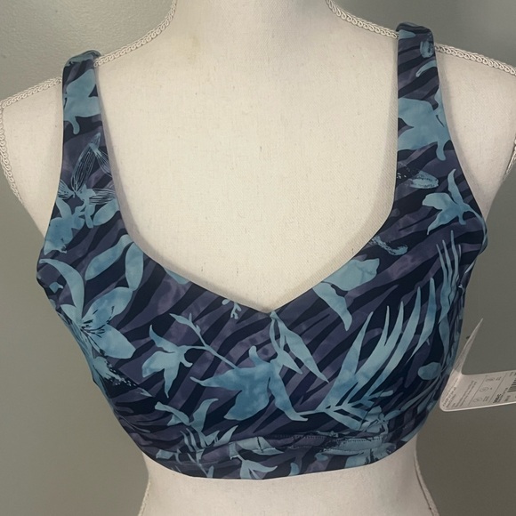 Athleta Bondi bra cup printed bikini top 38 B/C - Picture 2 of 6